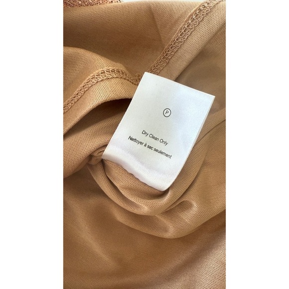 VTG Sequin Cami Top Sz L Dainty Lace Trim Rose Gold - Picture 8 of 13